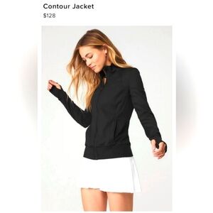 Alo Yoga Black Medium Contour Jacket